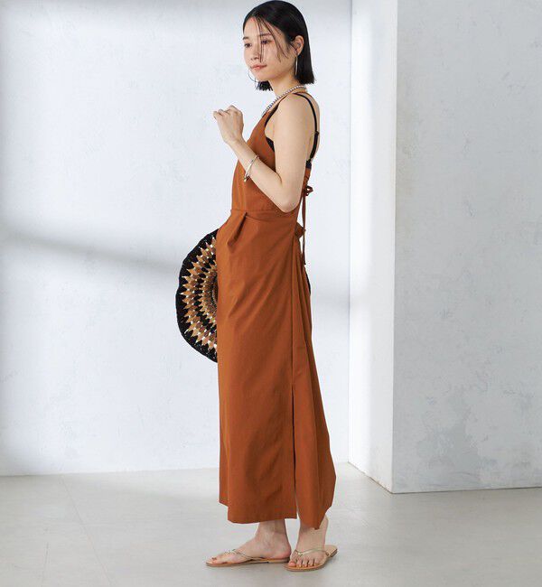 SHIPS for women「〈手洗い可能〉バッククロス キャミ ワンピース」|その他|