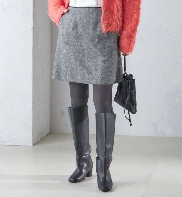 SHIPS for women「ツイード ミニ スカート」|台形|