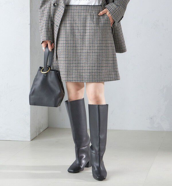 SHIPS for women「ツイード ミニ スカート」|台形|