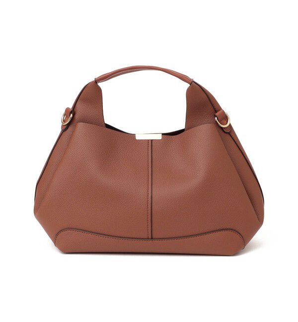 SHIPS any「SHIPS any: ゴールド プレート ワンハンドル 2WAY バッグ」|ショルダー・メッセンジャー|