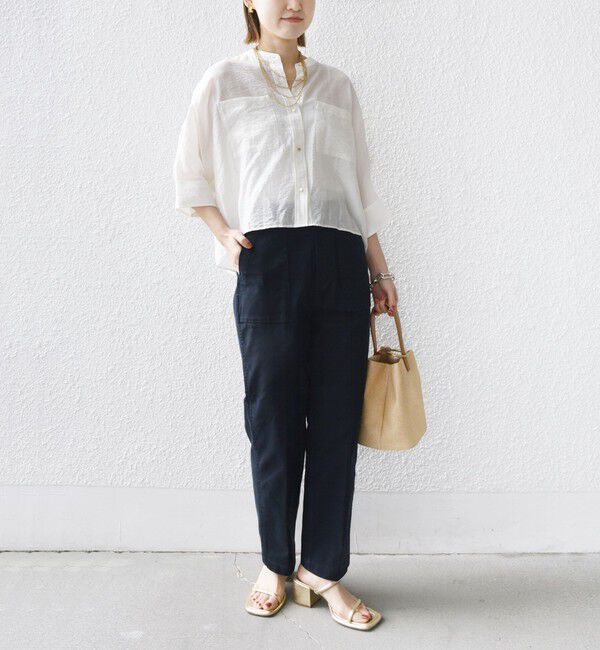 SHIPS for women「〈洗濯機可能〉ミリタリー ベイカー パンツ」|その他|