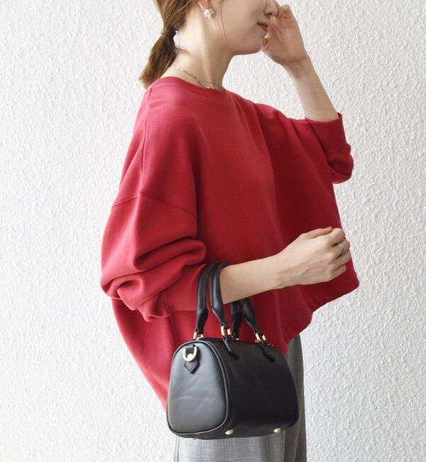 SHIPS any「【WEB限定】SHIPS any:〈洗濯機可能〉USA コットン 裏起毛 コクーン プルオーバー」|スウェット・ジャージ|