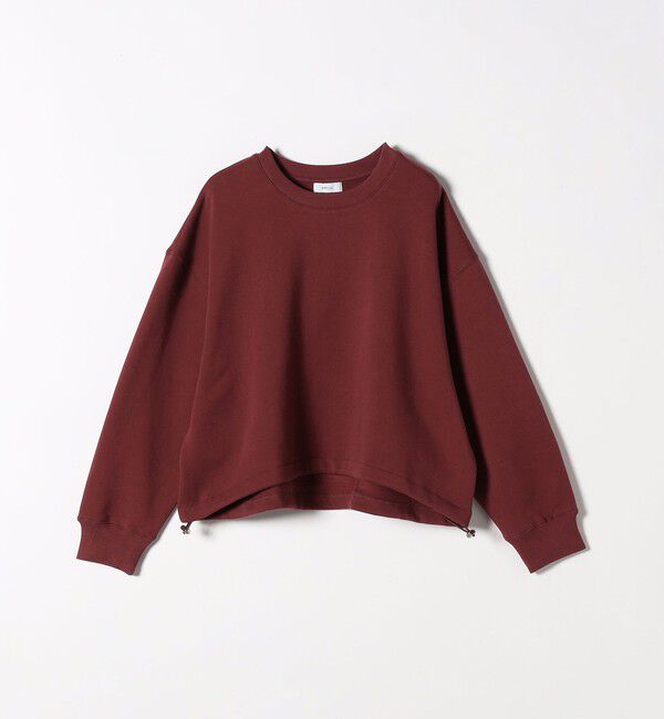 SHIPS any「【WEB限定】SHIPS any:〈洗濯機可能〉USA コットン 裏起毛 コクーン プルオーバー」|スウェット・ジャージ|