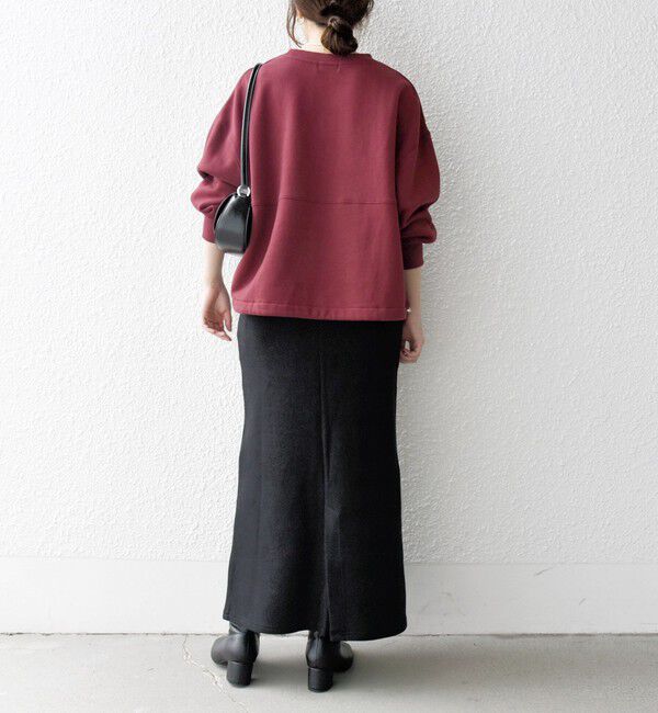 SHIPS any「【WEB限定】SHIPS any:〈洗濯機可能〉USA コットン 裏起毛 コクーン プルオーバー」|スウェット・ジャージ|