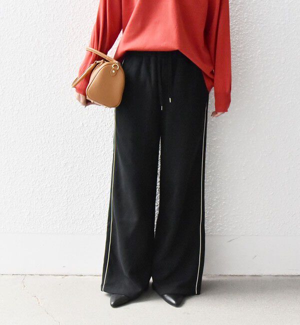 SHIPS any「SHIPS any:〈洗濯機可能〉USAコットン 裏起毛 コードライン ワイド スウェット パンツ」|その他|