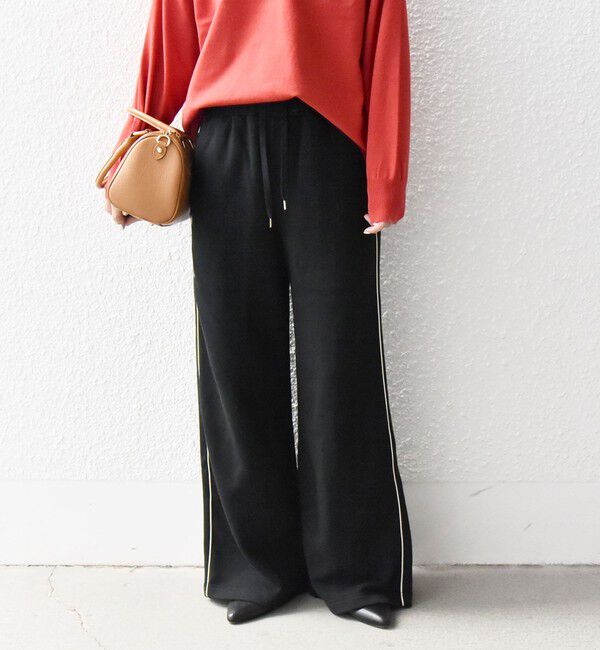 SHIPS any「SHIPS any:〈洗濯機可能〉USAコットン 裏起毛 コードライン ワイド スウェット パンツ」|その他|