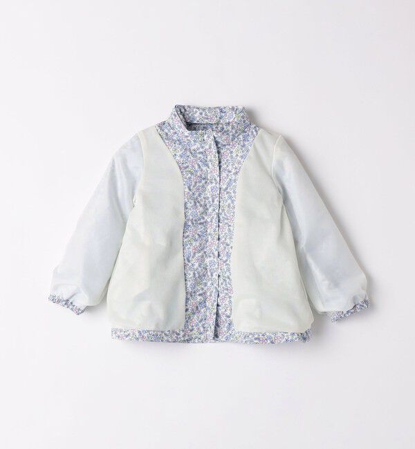 SHIPS Colors 「SHIPS Colors:80～130cm /フラワープリント ジップフード ブルゾン◇」|ブルゾン・スタジャン|