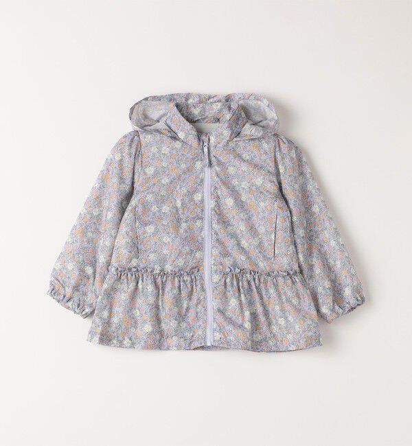 SHIPS Colors 「SHIPS Colors:80～130cm /フラワープリント ジップフード ブルゾン◇」|ブルゾン・スタジャン|