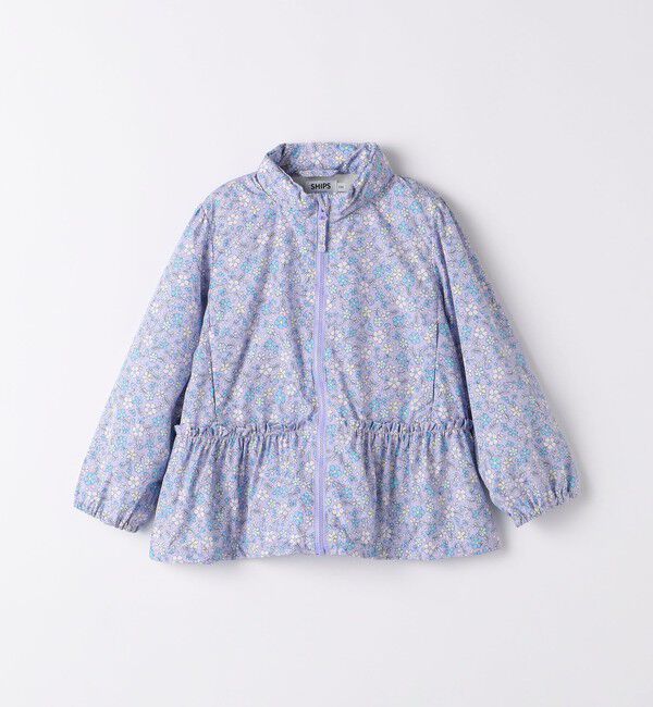 SHIPS Colors 「SHIPS Colors:80～130cm /フラワープリント ジップフード ブルゾン◇」|ブルゾン・スタジャン|