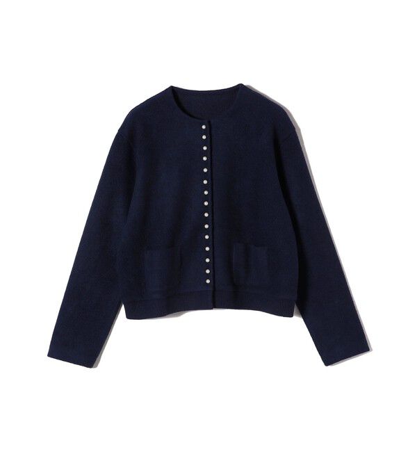 SHIPS for women「〈手洗い可能〉パール モチーフ ボタン ジャッカル カーディガン」|カーディガン|