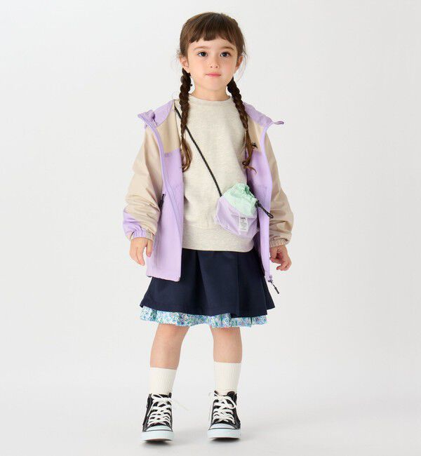 SHIPS Colors 「【SHIPS Colors 別注】FIRST DOWN:90～140cm /ライト フード ブルゾン」|ブルゾン・スタジャン|