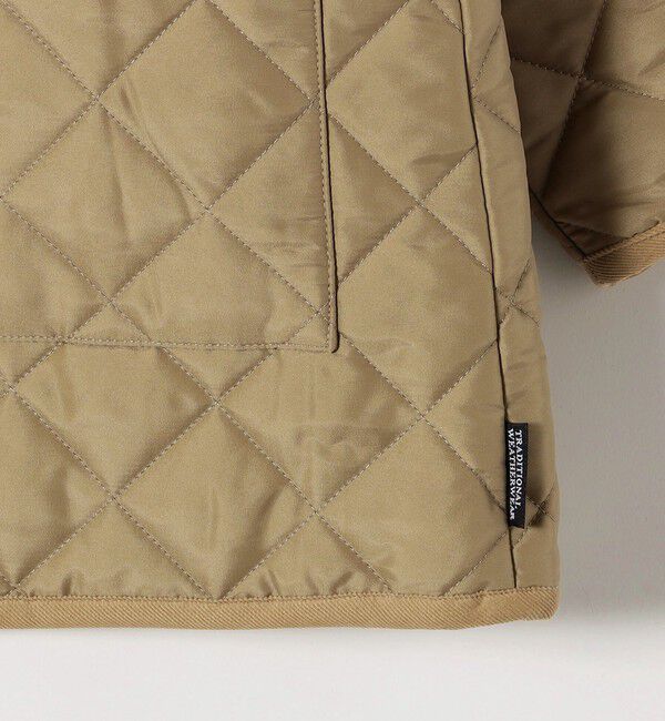 SHIPS any「Traditional Weatherwear: ARKLEY キルティング ミドル ノーカラー コート」|ノーカラーコート|