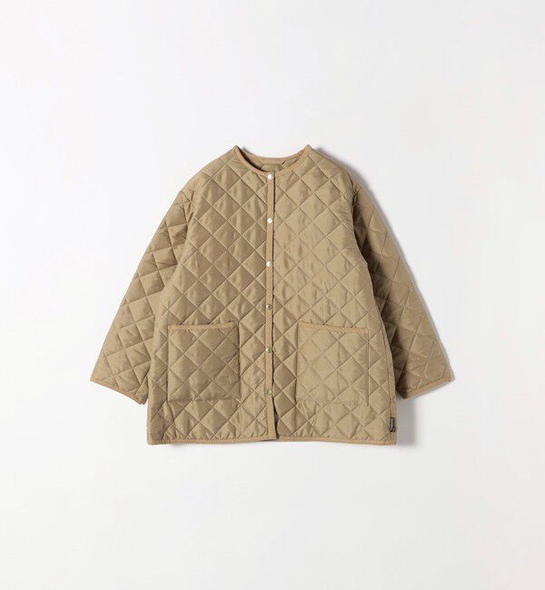 SHIPS any「Traditional Weatherwear: ARKLEY キルティング ミドル ノーカラー コート」|ノーカラーコート|