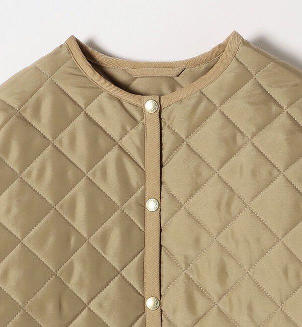 SHIPS any「Traditional Weatherwear: ARKLEY キルティング ミドル ノーカラー コート」|ノーカラーコート|