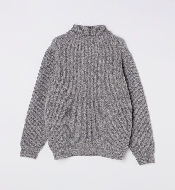 SHIPS「SHIPS: SOLOTEX(R) 畔編み ポロ ニット カーディガン」|カーディガン|