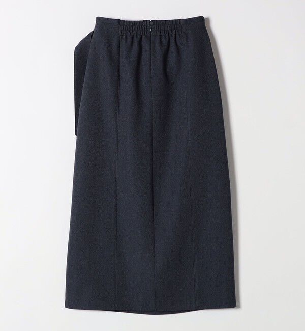 quaranciel「quaranciel:〈洗濯機可能〉デニムライク バックル ベルト ラップ スカート」|スカート|