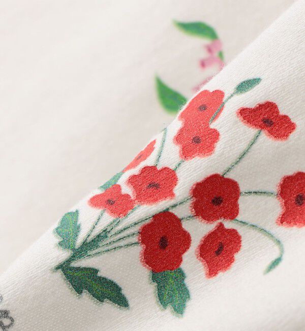 SHIPS KIDS「SHIPS KIDS:80～90cm / フラワー ブック 長袖 TEE」|Tシャツ・カットソー|