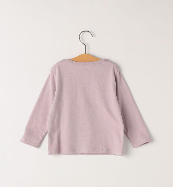 SHIPS KIDS「SHIPS KIDS:80～90cm / フラワー ブック 長袖 TEE」|Tシャツ・カットソー|