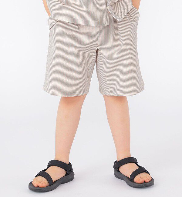 SHIPS KIDS「SHIPS KIDS:100～130cm /〈UVカット/吸水速乾〉ドライタッチ ショーツ」|その他|ベージュ系