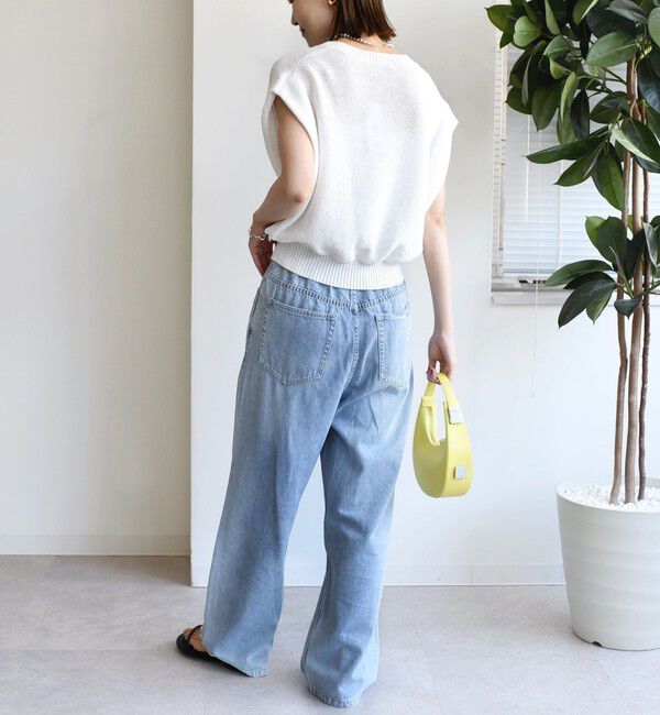 SHIPS for women「〈手洗い可能〉ポリエステル 麻 スキッパー プルオーバー」|プルオーバー|