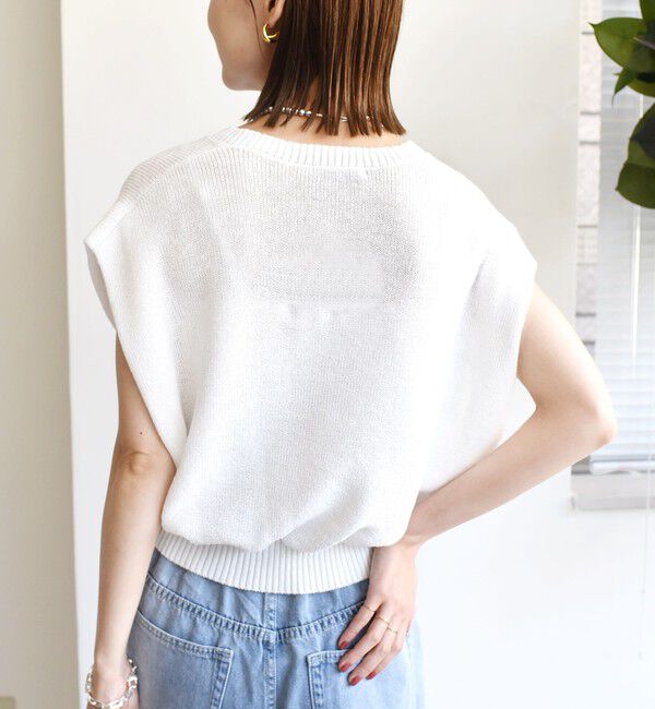 SHIPS for women「〈手洗い可能〉ポリエステル 麻 スキッパー プルオーバー」|プルオーバー|