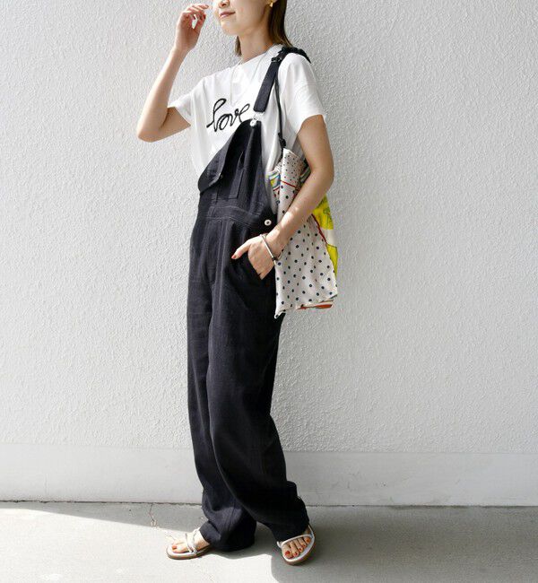 SHIPS for women「【WEB限定】ファンシー コード 刺繍 ロゴ TEE」|Tシャツ・カットソー|