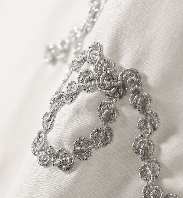 SHIPS for women「【WEB限定】ファンシー コード 刺繍 ロゴ TEE」|Tシャツ・カットソー|