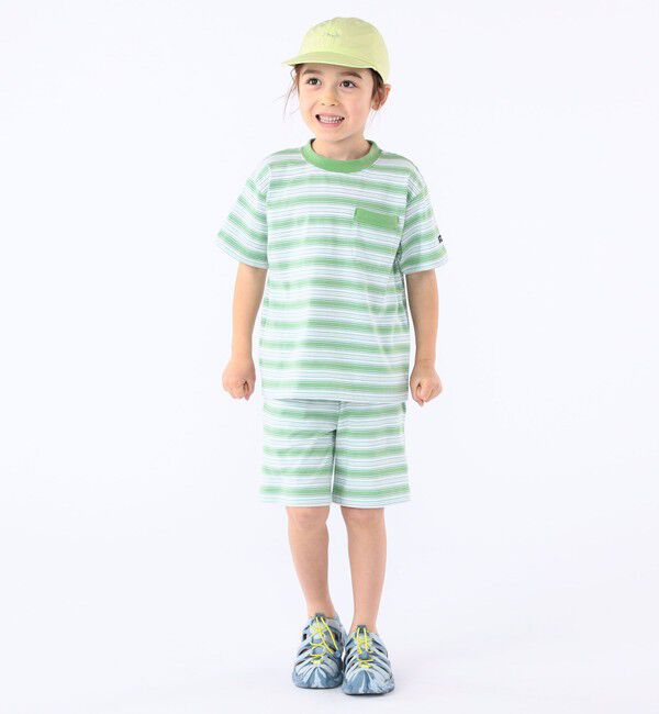 SHIPS KIDS「【SHIPS KIDS別注】RUSSELL ATHLETIC:100～130cm /ボーダーTEE」|Tシャツ・カットソー|