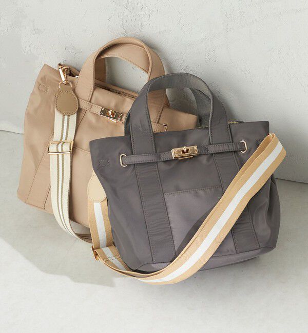 SHIPS for women「《一部追加予約》【WEB限定】パーテーション ライン テープ バッグ」|ショルダー・メッセンジャー|