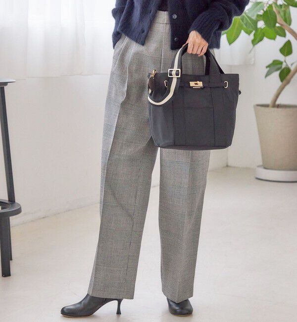 SHIPS for women「《一部追加予約》【WEB限定】パーテーション ライン テープ バッグ」|ショルダー・メッセンジャー|