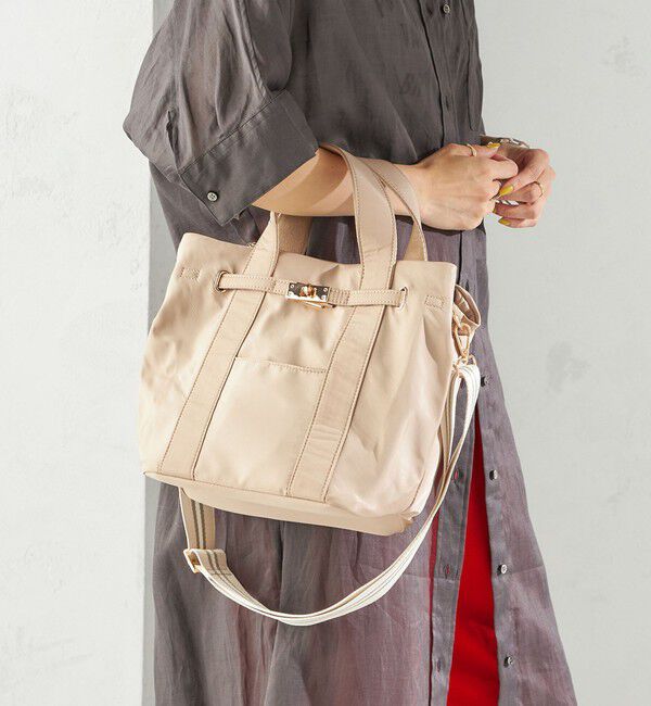 SHIPS for women「《一部追加予約》【WEB限定】パーテーション ライン テープ バッグ」|ショルダー・メッセンジャー|