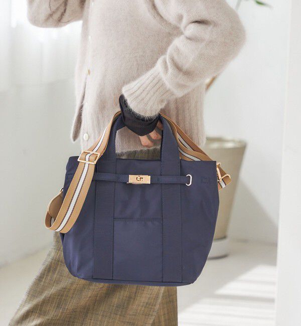 SHIPS for women「《一部追加予約》【WEB限定】パーテーション ライン テープ バッグ」|ショルダー・メッセンジャー|