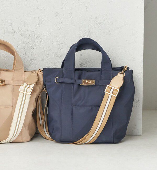 SHIPS for women「《一部追加予約》【WEB限定】パーテーション ライン テープ バッグ」|ショルダー・メッセンジャー|