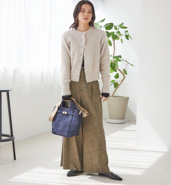 SHIPS for women「《一部追加予約》【WEB限定】パーテーション ライン テープ バッグ」|ショルダー・メッセンジャー|