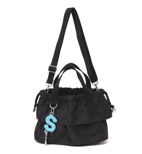 SHIPS for women「【WEB限定】チャーム 付き フリル 巾着 ショルダー」|ショルダー・メッセンジャー|