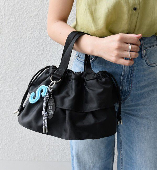 SHIPS for women「【WEB限定】チャーム 付き フリル 巾着 ショルダー」|ショルダー・メッセンジャー|