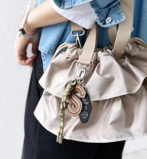 SHIPS for women「【WEB限定】チャーム 付き フリル 巾着 ショルダー」|ショルダー・メッセンジャー|