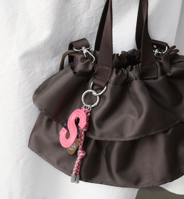 SHIPS for women「【WEB限定】チャーム 付き フリル 巾着 ショルダー」|ショルダー・メッセンジャー|