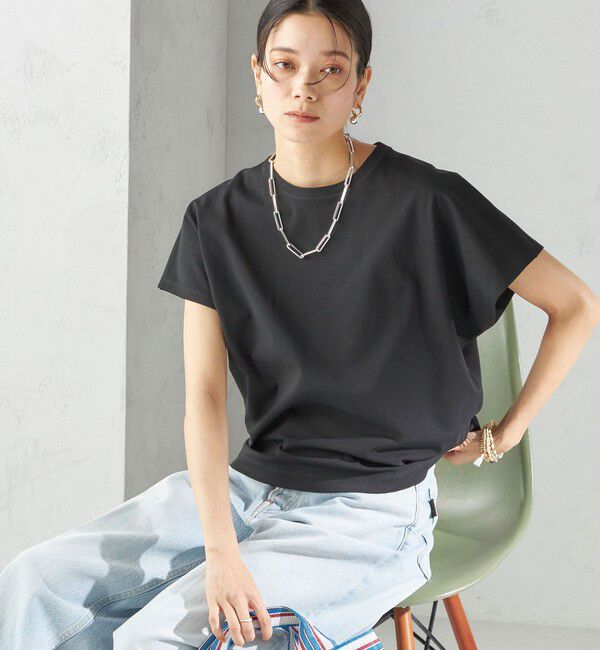 SHIPS for women「〈接触冷感〉ポンチ ドルマン TEE」|Tシャツ・カットソー|