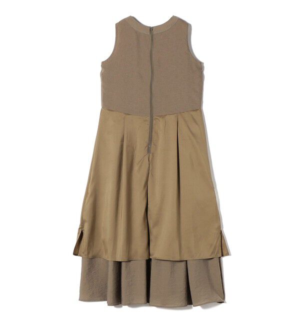 SHIPS for women「〈手洗い可能〉シルク混 シアー ノースリーブ ワンピース」|ワンピース|