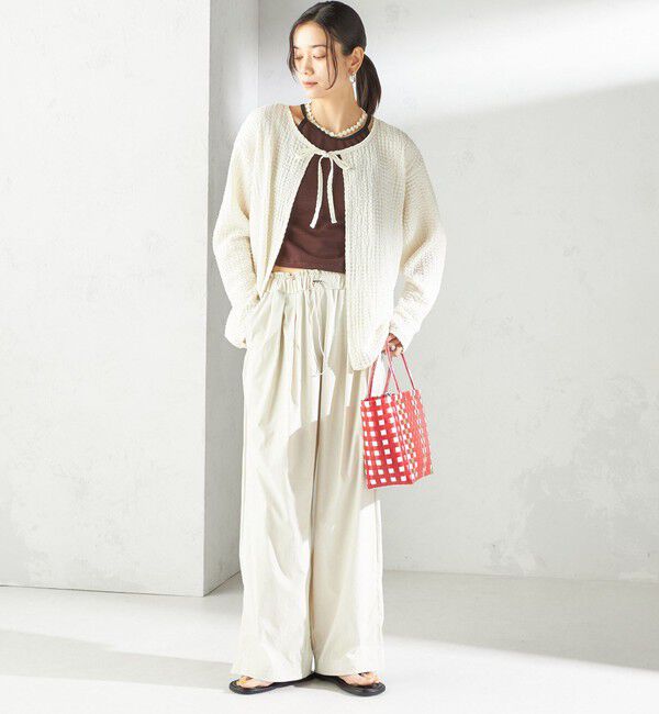 SHIPS for women「maroba:〈手洗い可能〉2WAY ラッシュ カーディガン」|その他|