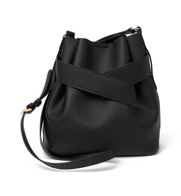 SHIPS any「《一部予約》SHIPS any: ベルト デザイン 巾着 ショルダー バッグ」|ショルダー・メッセンジャー|