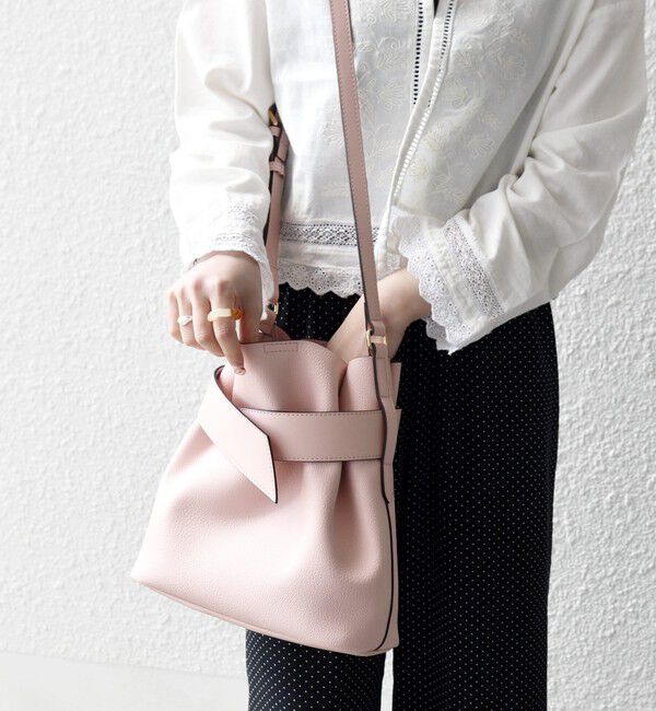 SHIPS any「《一部予約》SHIPS any: ベルト デザイン 巾着 ショルダー バッグ」|ショルダー・メッセンジャー|