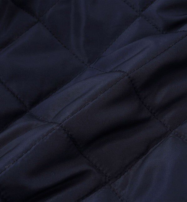 SHIPS KIDS「SHIPS KIDS:100～130cm /〈洗濯機可能〉 キルト ペプラム ジャケット」|ノーカラーコート|