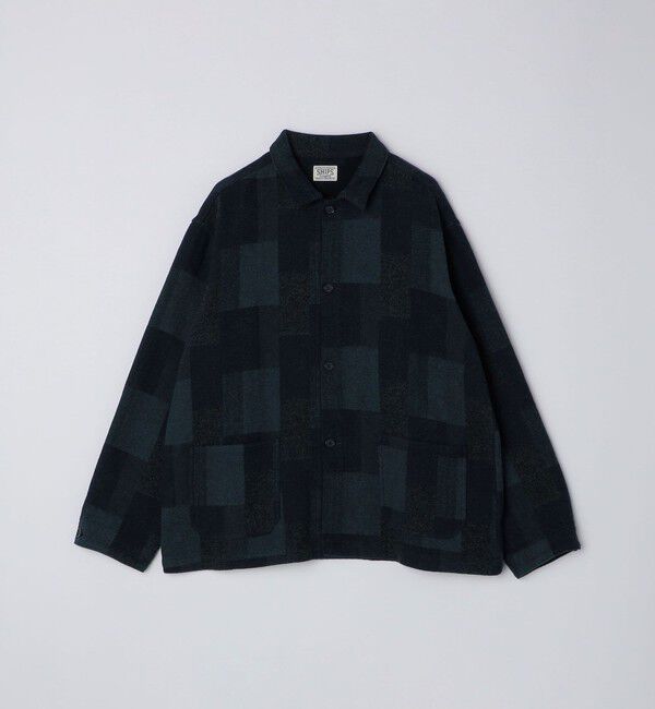 SHIPS「SHIPS: AUTHENTIC コットン ツイード カバー シャツ」|シャツ・ブラウス|