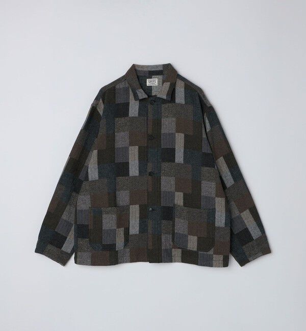 SHIPS「SHIPS: AUTHENTIC コットン ツイード カバー シャツ」|シャツ・ブラウス|