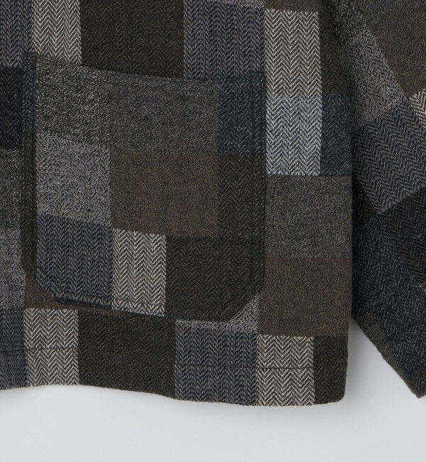 SHIPS「SHIPS: AUTHENTIC コットン ツイード カバー シャツ」|シャツ・ブラウス|