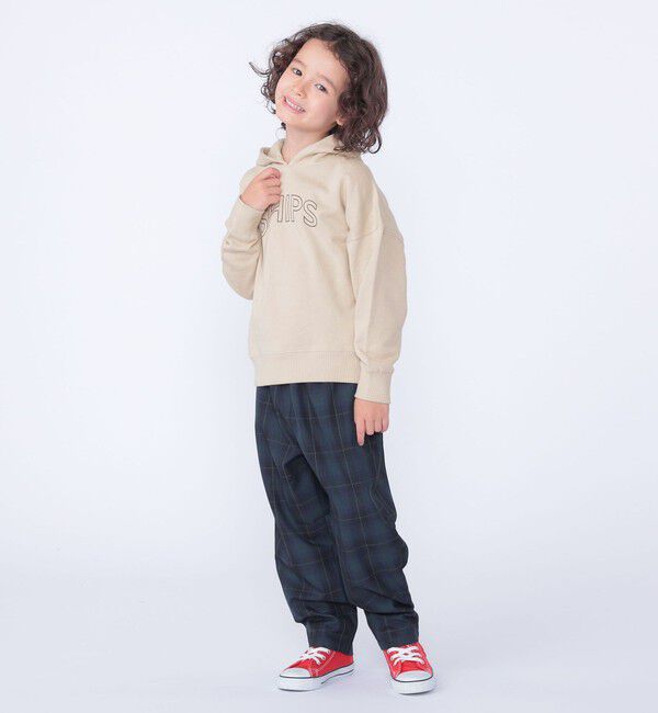 SHIPS KIDS「SHIPS KIDS:100～130cm /セレモニー チェック タック パンツ」|スラックス|