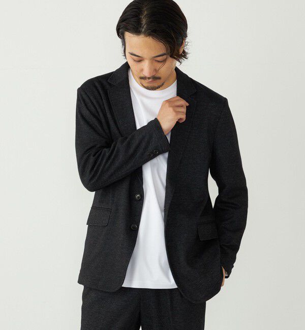 SHIPS Colors 「SHIPS Colors:ムリネ ジャージー ジャケット(セットアップ対応可能)」|テーラードジャケット|