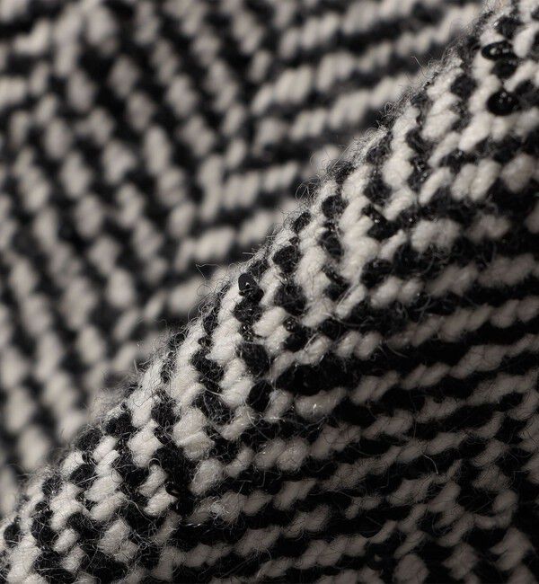 SHIPS for women「スパンコール ヘリンボーン ノーカラー コート」|ノーカラーコート|